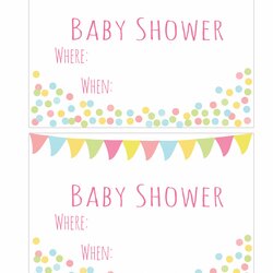 Magnificent Baby Shower Invitations Free Templates