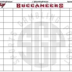 Excel Spreadsheet Super Bowl Boxes Printable All Calendar Files Squares Grid Pool Chiefs