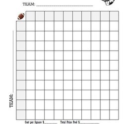 High Quality Printable Football Pool Sheet