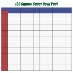 Best Printable Square Football Pool Grid For Free At Super Bowl