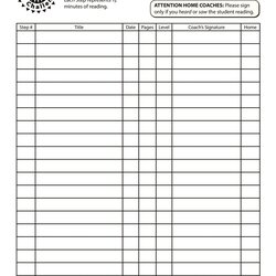 Great Printable Reading Log Templates For Kids Middle School Adults Logs Diary Template