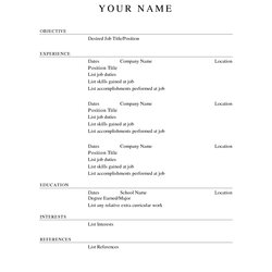 Free Printable Resumes Templates Template Business Excel Word Microsoft Builder Tiled Earls Pray