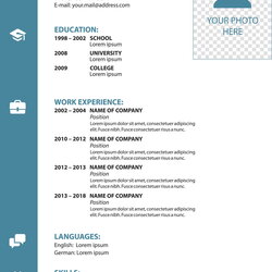 Admirable Blank Resume Forms Free Printable Templates Template Job Vector