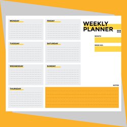 Superlative Best Weekly Planner Printable For Free At Template Calendar Via