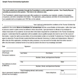 Great Scholarship Application Templates Free Sample Example Format Form Template Download