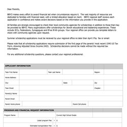 Sterling Free Scholarship Application Templates Forms Template Kb