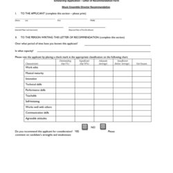 Terrific Free Scholarship Application Templates Forms Template