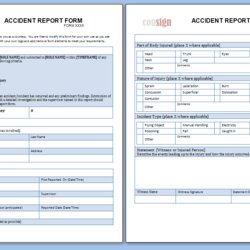 Exceptional These Sample Accident Report Forms Are Free To Use And Share Form Available Versions