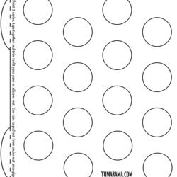 Spiffing Outstanding Macaroon Pattern Template How To Make