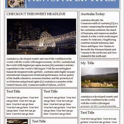 Best Newspaper Templates Free Download Template Word Editable Microsoft Ms Own Make Printable Sample Amazing