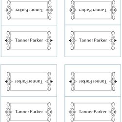 Tremendous Free Printable Place Card Templates Word Best Collections Template