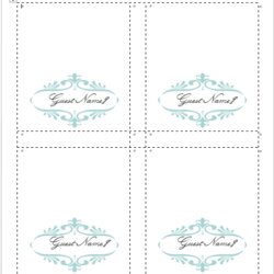 The Highest Standard How To Make Your Own Place Cards For Free With Word And Or Template Card Name Wedding