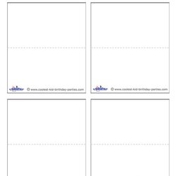 Great Free Blank Place Card Template Word Cards Design Templates Layouts Online With