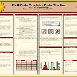 Poster Template Free Download Of Templates Scientific Presentation Research Microsoft Paper Data Size