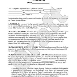 Out Of This World Living Trust Form Sample Template Definition Rocket Document Legal Lawyer Sign Print