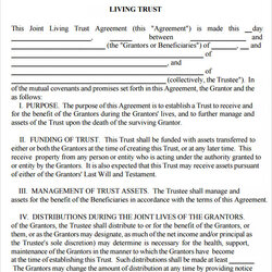 Champion Free Sample Living Wills In Template Trust Will Templates