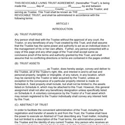 Sterling Free Living Trust Forms Templates Word Kb Form
