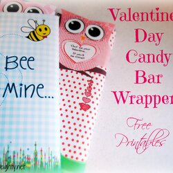Wonderful Best Images Of Free Printable Candy Templates Bar Wrappers Wrapper Valentine Template Chocolate
