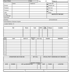 Magnificent Free Call Sheet Templates Beverly Boy Productions Crew Template