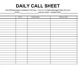 Tremendous Free Call Sheet Templates Beverly Boy Productions Template