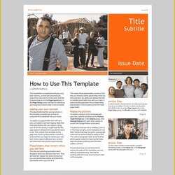 Very Good Easy To Use Newsletter Templates Free Of Word Template Newsletters Printable Microsoft