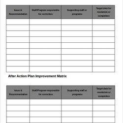 Military After Action Report Template Download Format