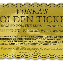The Highest Standard Golden Ticket Templates Word Excel Willy Chocolate Factory Charlie Invitation Template