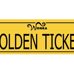 Willy Printable Golden Ticket Template