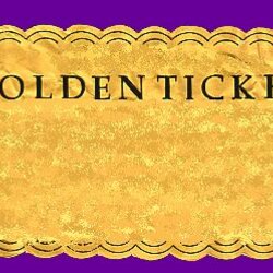 Smashing Golden Ticket Template Kids Birthday Party Food