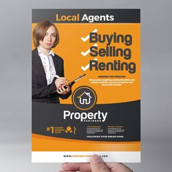 Capital Real Estate Flyer Template In Vector Flyers Templates Illustrator