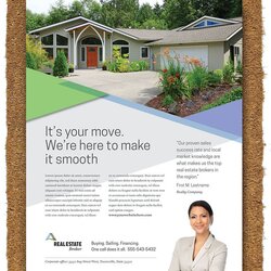 Perfect Realtor Flyer Template By Real Estate Ads Flyers Marketing Templates House Visit Selling Agent