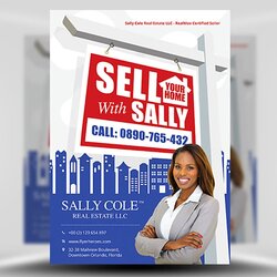 Brilliant Sell Your Home Realtor Flyer Template