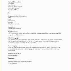 Wizard Resignation Letter Template Free Printable Templates Download Of Samples Doc Format