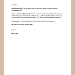 Swell Easy Resignation Letter Format Resume Microsoft Word