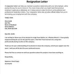 Fantastic Resignation Letter Free Word Documents Download Template Good Letters Basic Simple Templates Thank