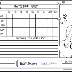 Excellent Violin Practice Chart Template Download Music Kids Piano Lessons Log Kid Sheet Charts Logs Teaching