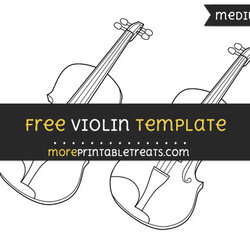 Violin Template Medium