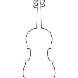 Legit Trumpet Pattern Use The Printable Outline For Crafts Creating Violin Patterns Template Templates