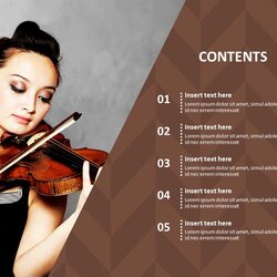Perfect Free Template Design Violin Performance Tag