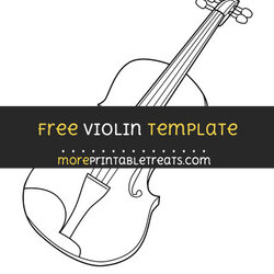 Peerless Violin Template Large