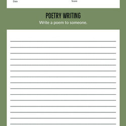 Free Poem Templates Poetry For And More Adobe Spark