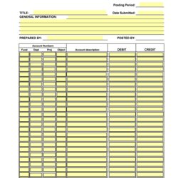 Matchless Journal Entry Format Fill Online Printable Blank Template Form General Large