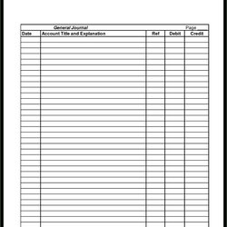 Capital General Journal Entry Template Voucher Double Of Accounting Ledger Excel Within