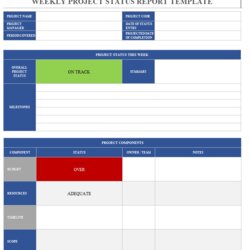 Sterling Project Status Report Template Example Steps Weekly Below Find Reports Page