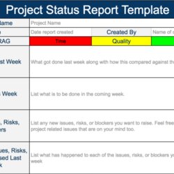 Wizard Project Status Report Template Progress Sponsor