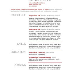 Sterling Simple Resume Form Free Download Web Microsoft Resumes