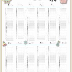 Free Birthday List Template Customize Then Print Calendar Templates Cute Frame Printable Monthly Dates Board
