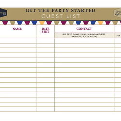 Out Of This World Birthday List Templates Free Sample Example Format Download Template Editable Fully