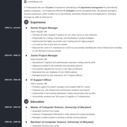 Superlative Best Resume Templates In Picks To Use Now Template Concept