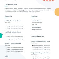 Splendid Good Examples For First Job In Resume Templates Phenomenal Template Picture